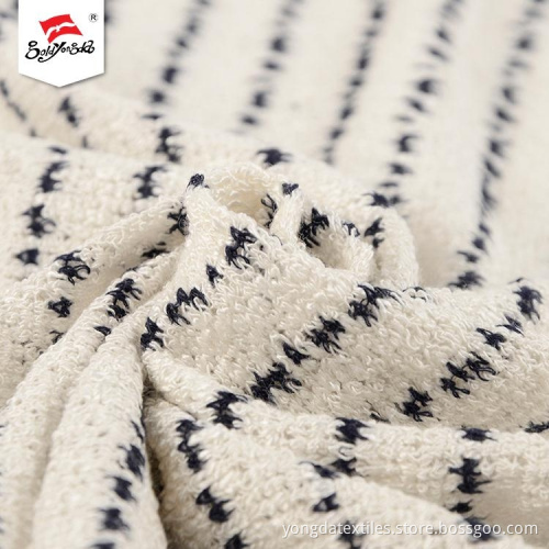 Fancy Stripe Spandex Knit Hacci Fabric